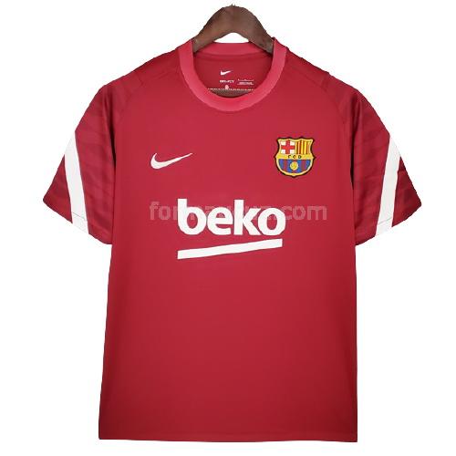 nike barcelona 2021-22 kırmızı antrenman formaları