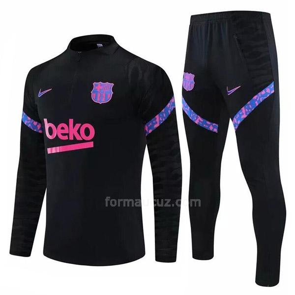 nike barcelona 2021-22 siyah svetşört