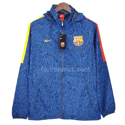 nike barcelona 2021 mavi yağmurluk