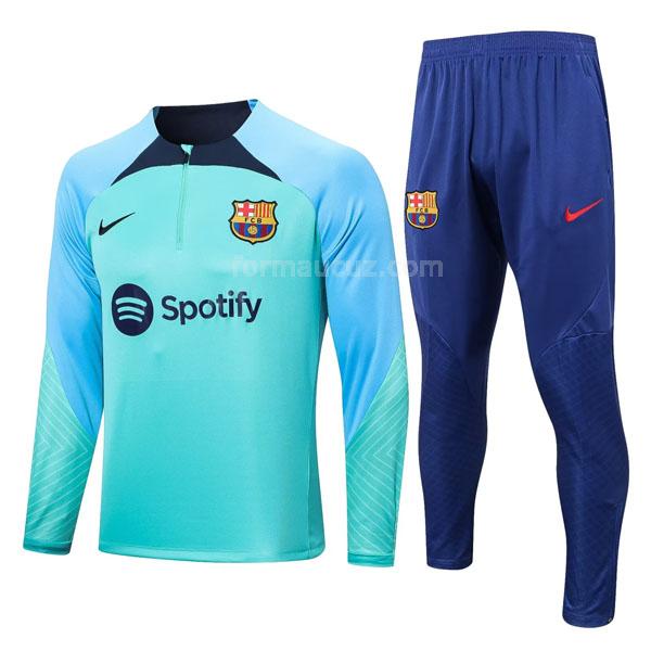 nike barcelona 2022-23 22117a1 yeşil mavi svetşört