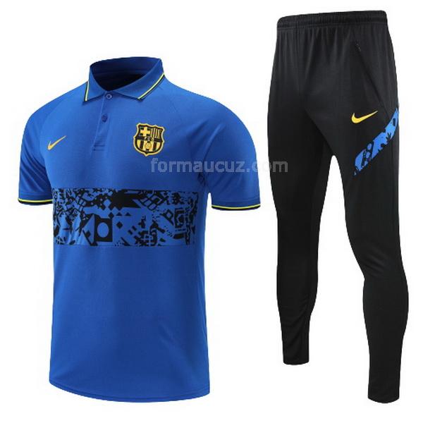 nike barcelona 2022 kitler mavi polo