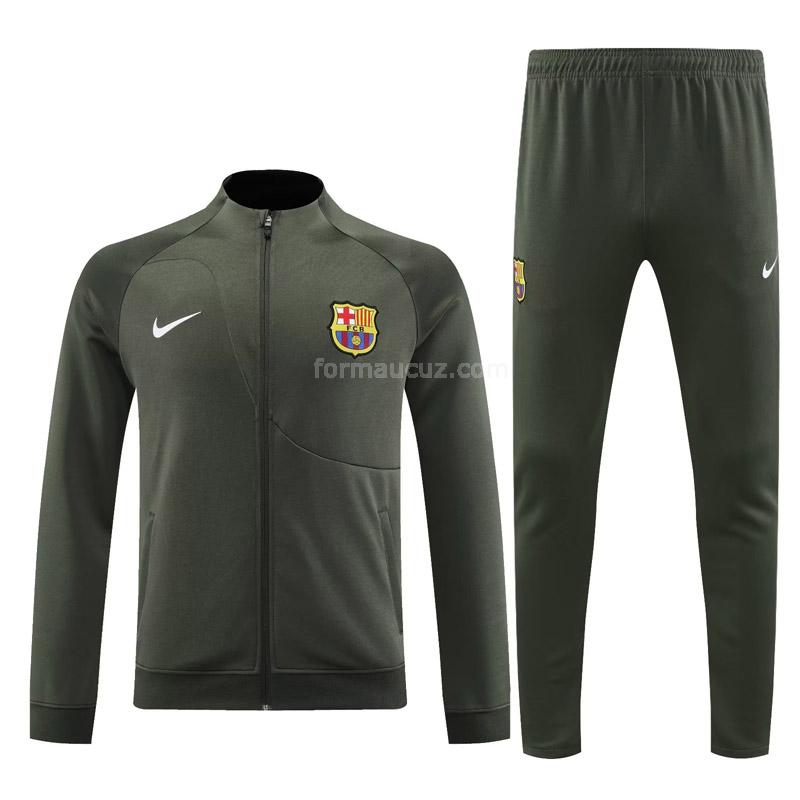 nike barcelona 2023-24 23520a1 koyu yeşil ceket