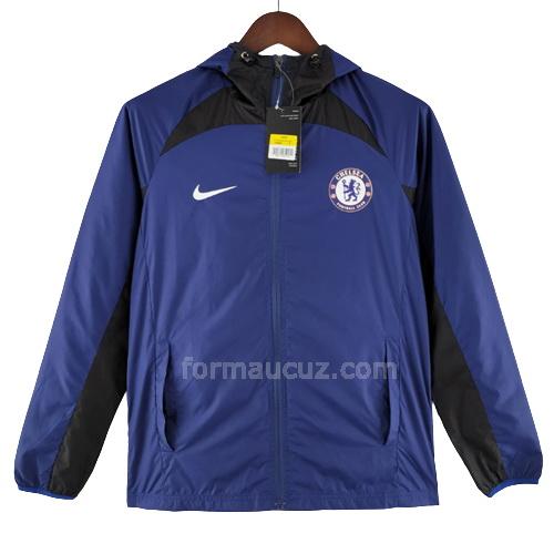 nike chelsea 2022-23 22830a mavi yağmurluk