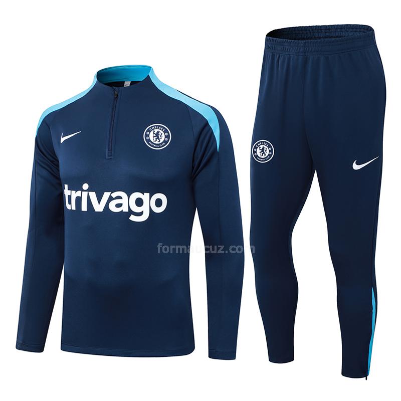 nike chelsea 2024-25 lacivert svetşört