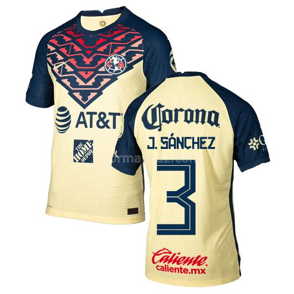 nike club américa 2021-22 j. sánchez İç saha maç forması