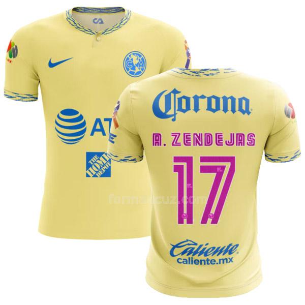 nike club américa 2022-23 a. zendejas İç saha forması