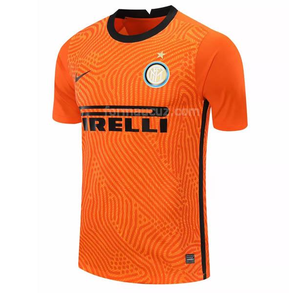 nike inter milan 2020-21 kaleci portakal maç forması