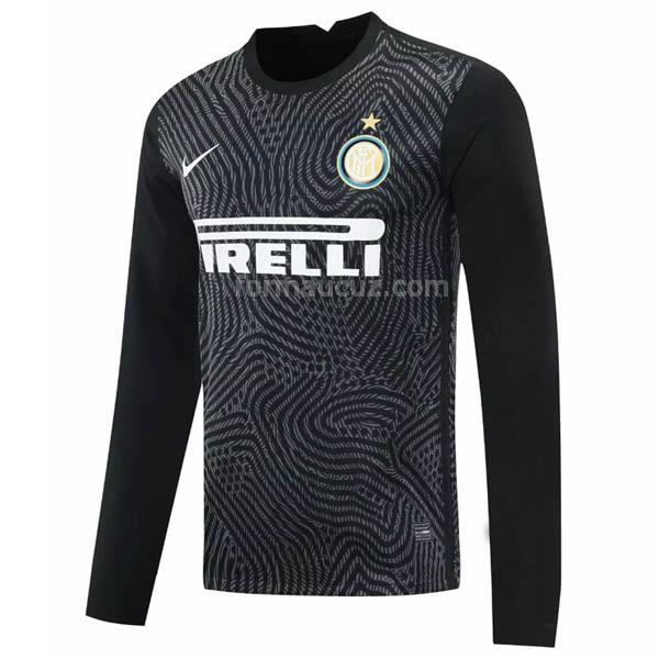 nike inter milan 2020-21 uzun kollu kaleci siyah maç forması