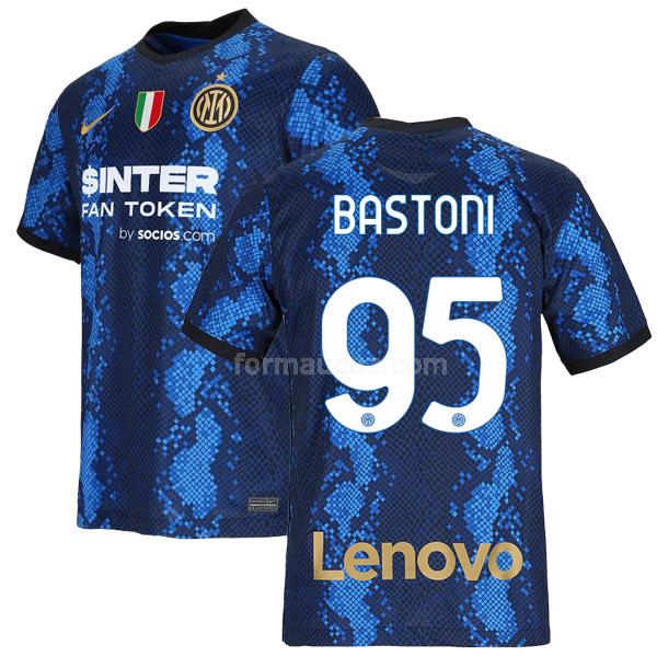 nike inter milan 2021-22 bastoni İç saha maç forması