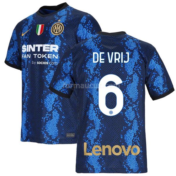 nike inter milan 2021-22 de vrij İç saha maç forması