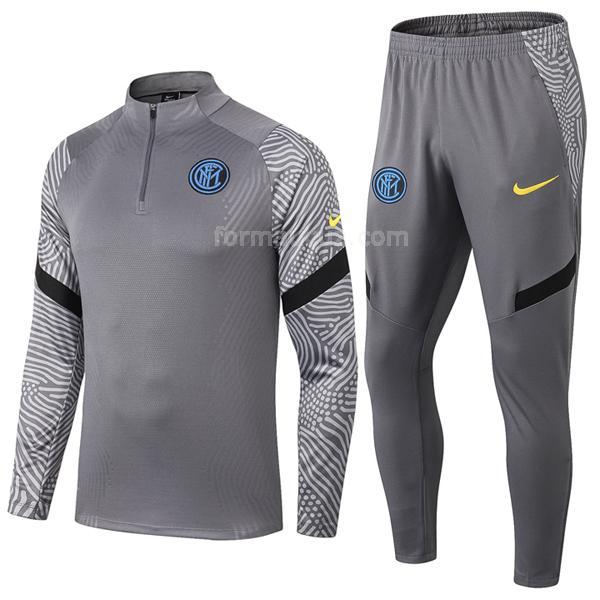 nike inter milan 2021 Çocuk gri svetşört