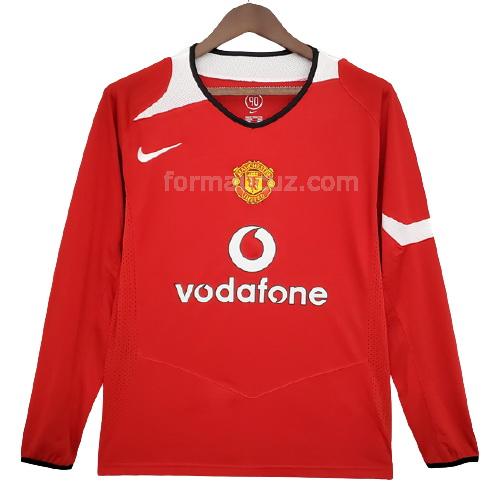 nike manchester united 2005-2006 uzun kollu İç saha maç retro formaları