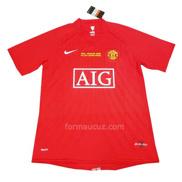 nike manchester united 2007-2008 İç saha maç retro formaları