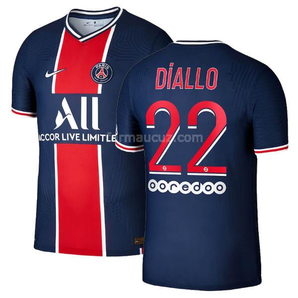 nike paris saint germain 2020-21 diallo İç saha maç forması