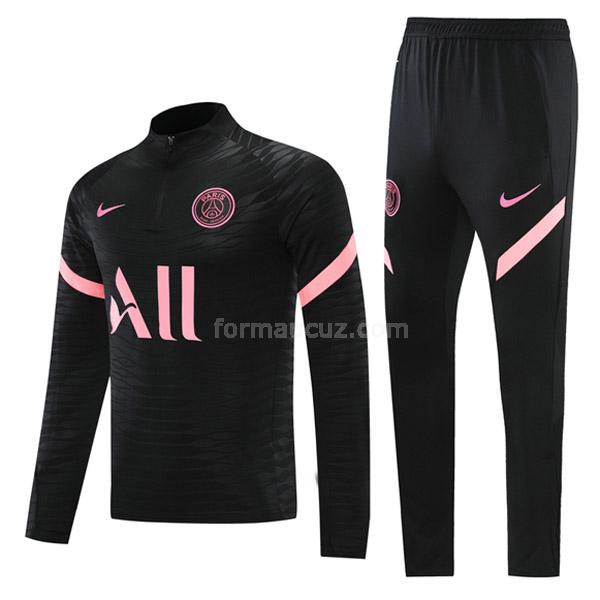 nike paris saint germain 2021-22 08g22 siyah svetşört