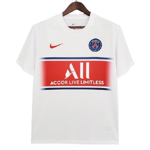 nike paris saint germain 2021-22 beyaz kırmızı antrenman formaları