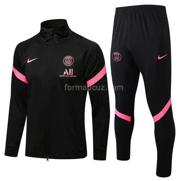 nike paris saint germain 2021-22 psg1 siyah ceket