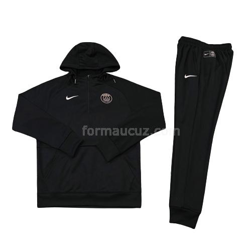 nike paris saint germain 2022-23 22117a4 siyah kapüşonlu svetşört