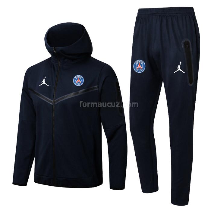 nike paris saint germain 2022-23 22125a1 lacivert kapüşonlu ceket