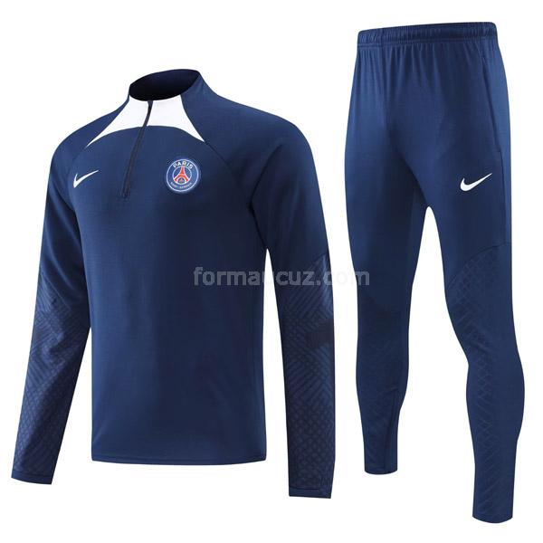 nike paris saint germain 2022-23 lacivert svetşört