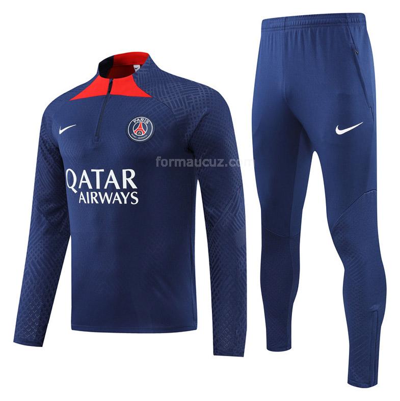 nike paris saint germain 2022-23 oyuncu sürümü 221025a1 mavi svetşört