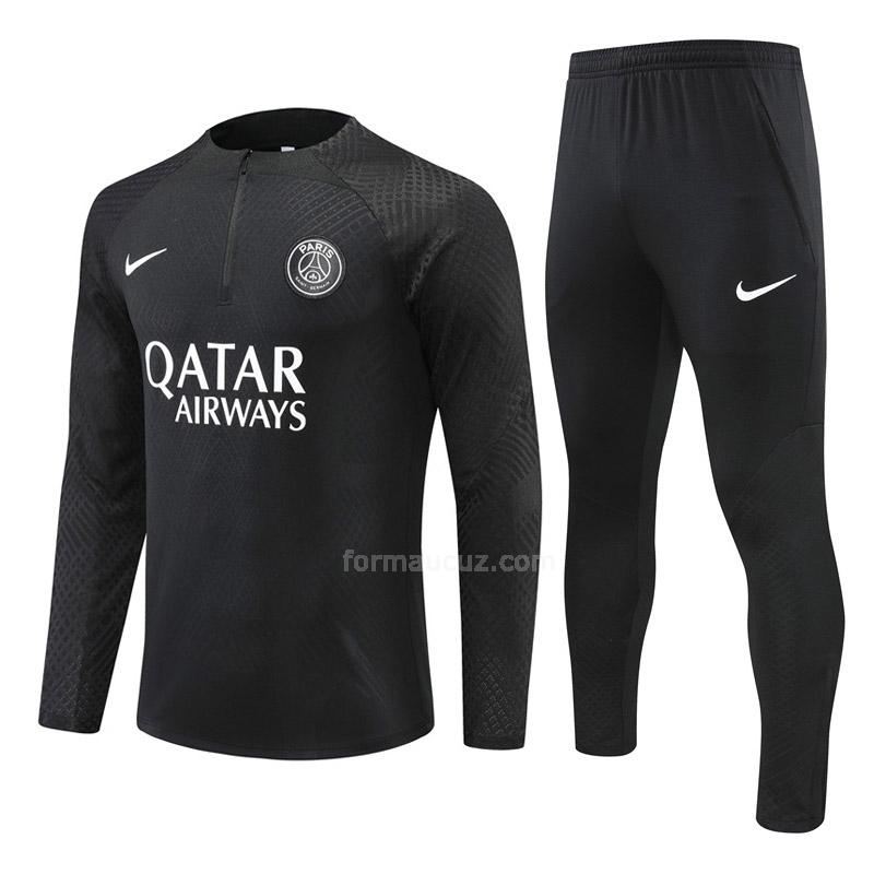 nike paris saint germain 2022-23 oyuncu sürümü 221025a1 siyah svetşört