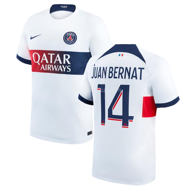 nike paris saint germain 2023-24 juan bernat deplasman forması