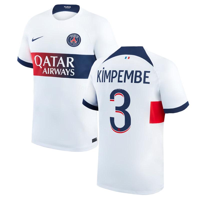 nike paris saint germain 2023-24 kimpembe deplasman forması