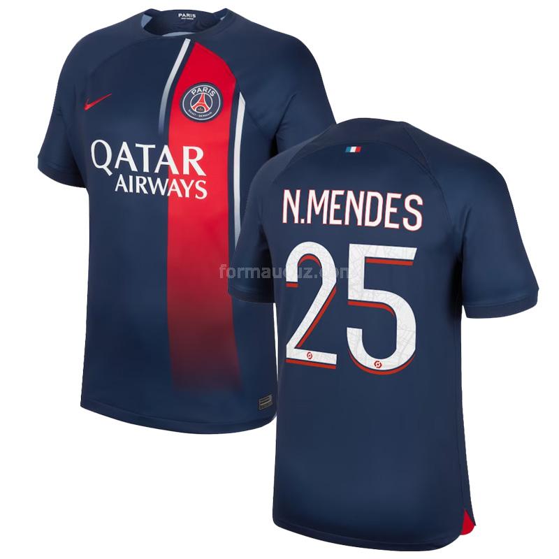 nike paris saint germain 2023-24 n.mendes İç saha forması