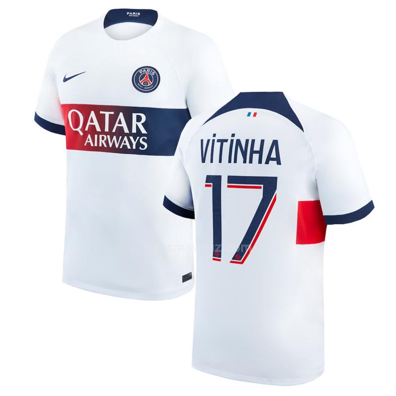 nike paris saint germain 2023-24 vitinha deplasman forması