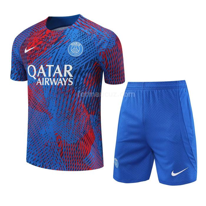 nike paris saint germain 2023 221221a1 mavi antrenman formaları ve eşofman altı