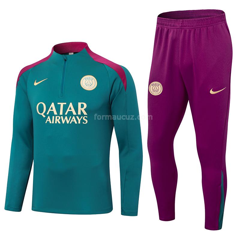 nike paris saint germain 2024-25 a241215 yeşil svetşört