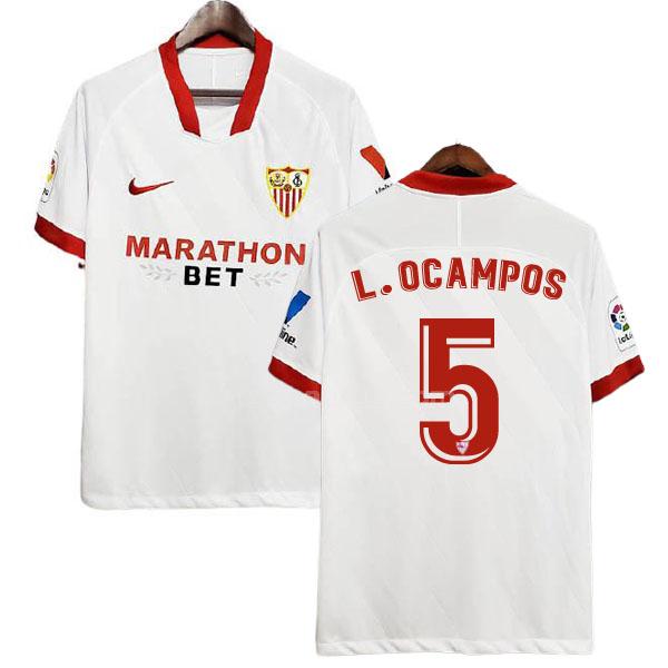 nike sevilla 2020-21 lucas ocampos İç saha maç forması