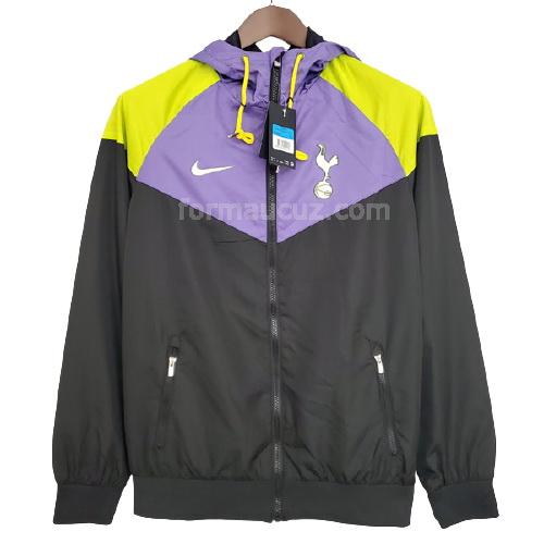 nike tottenham hotspur 2021-22 morado siyah yağmurluk