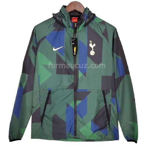 nike tottenham hotspur 2021-22 yeşil yağmurluk