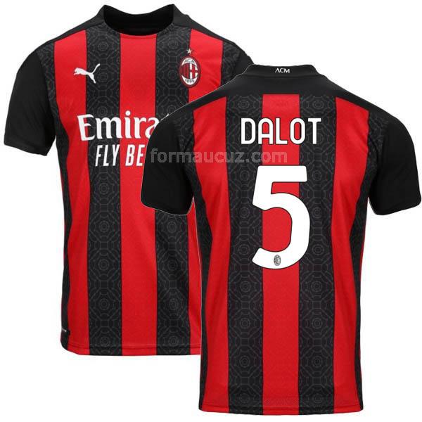 puma ac milan 2020-21 diogo dalot İç saha maç forması