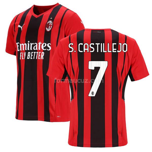 puma ac milan 2021-22 s.castillejo İç saha maç forması