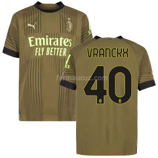 puma ac milan 2022-23 vranckx Üçüncü forması