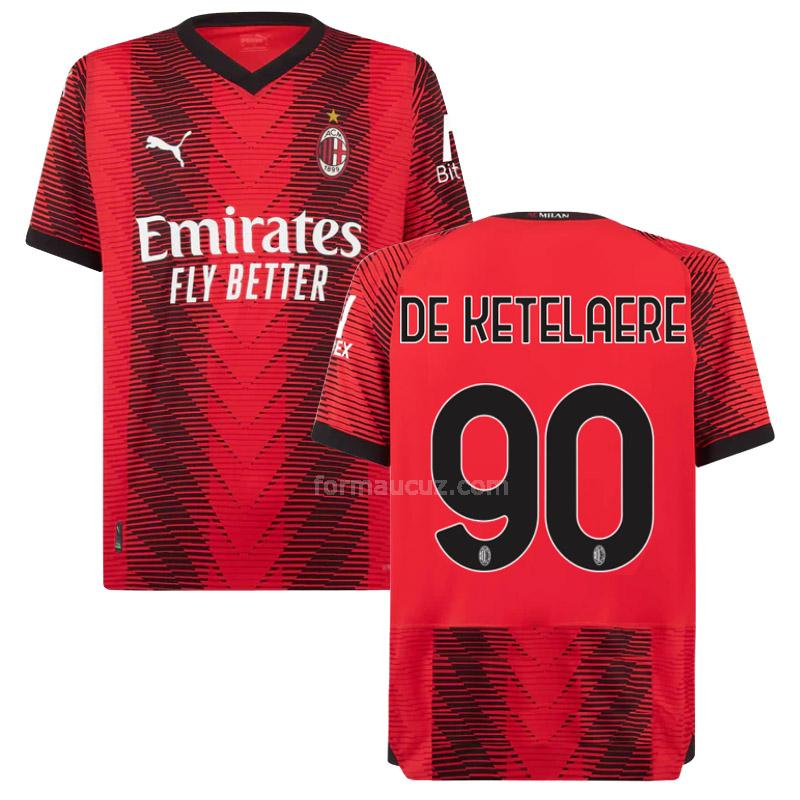 puma ac milan 2023-24 de ketelaere İç saha forması