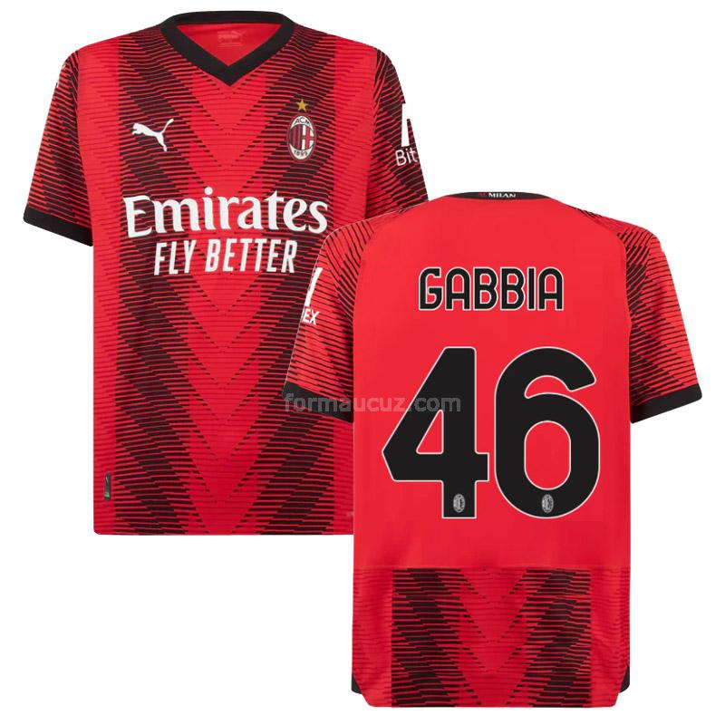 puma ac milan 2023-24 gabbia İç saha forması