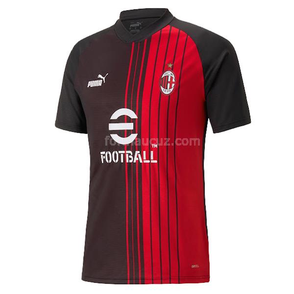 puma ac milan 2023-24 pre-match siyah kırmızı forması