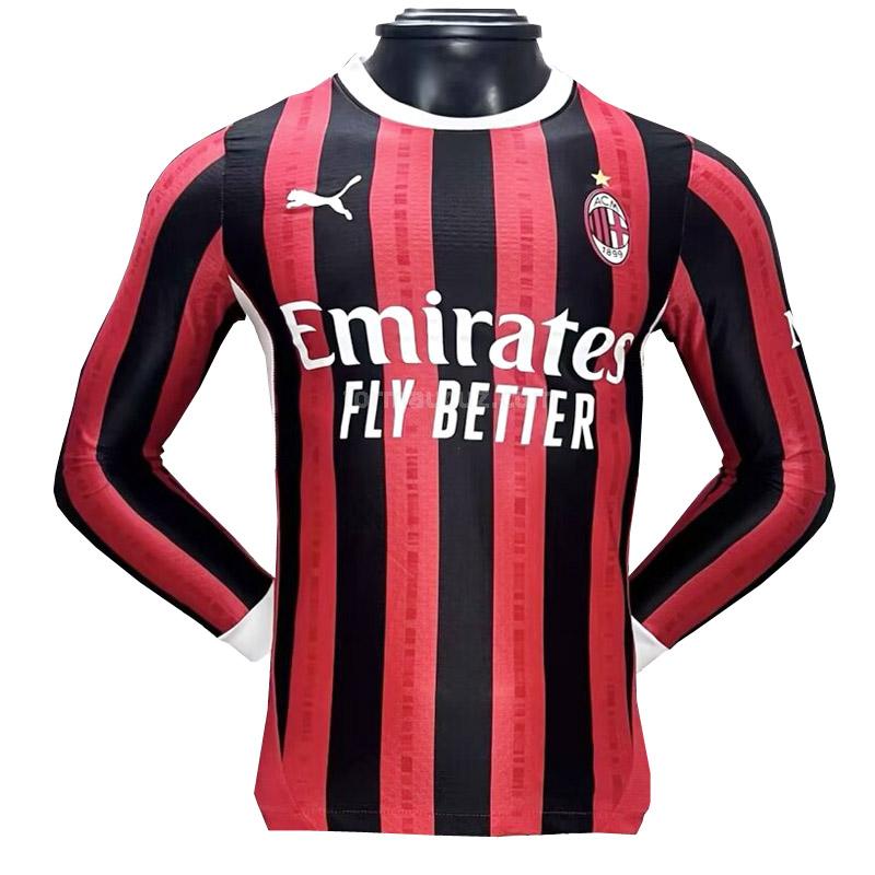 puma ac milan 2024-25 uzun kollu İç saha forması