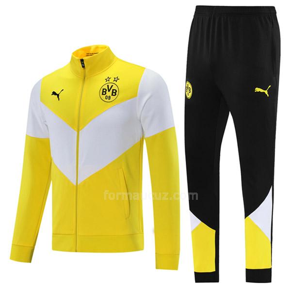 puma borussia dortmund 2021-22 sarı beyaz ceket