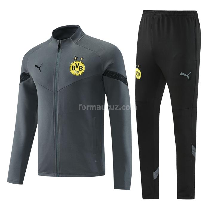 puma borussia dortmund 2023 221212a1 gri ceket