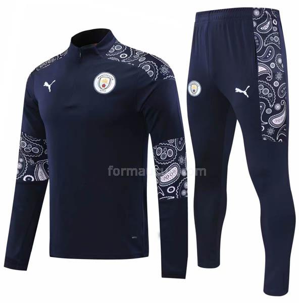 puma manchester city 2020-21 lacivert svetşört