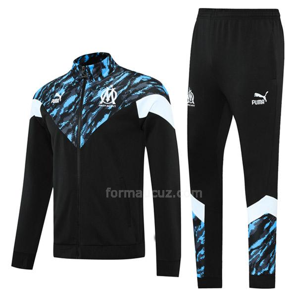 puma olympique marseille 2021-22 08g44 siyah ceket