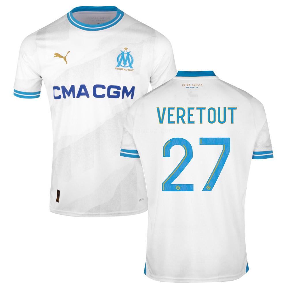 puma olympique marseille 2023-24 veretout İç saha forması