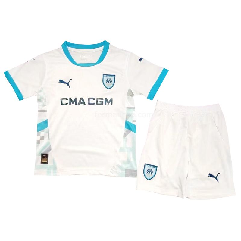 puma olympique marseille 2024-25 Çocuk İç saha forması