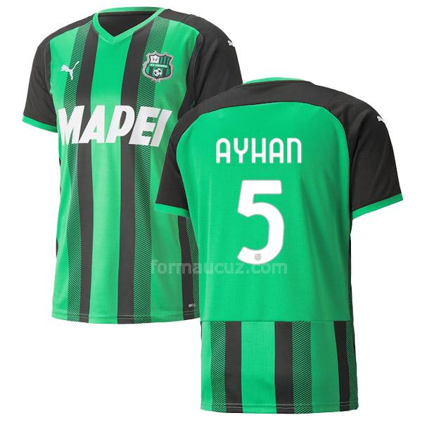 puma sassuolo calcio 2021-22 ayhan İç saha maç forması