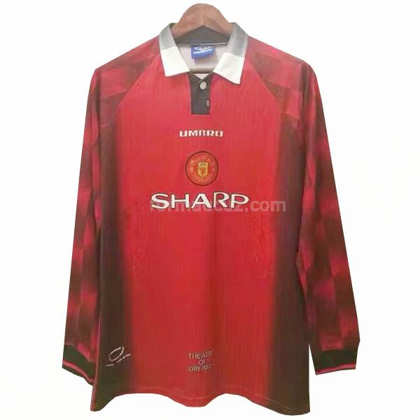 umbro manchester united 1996-1997 uzun kollu İç saha maç retro formaları